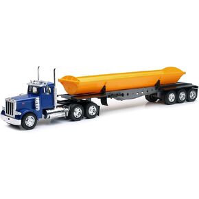 Newray SS-10553 1: 32 Peterbilt Model 379 Dump Truck ، أصفر