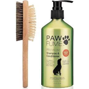 Pawfume 2-in-1 Pet Brush + Dog Shampoo and Depanser (Show Dog)