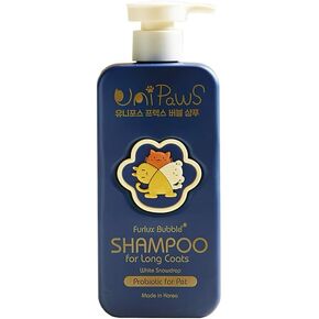 Furlux Bubble Shampoo(for Long Coats),for Dog Hair deep Cleaning,Narural Oil,Long-Lasting Smell,Helps Strengthen Hair follicles.Reduce Hair Loss (Made in Korean)