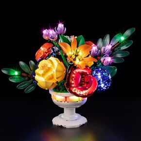 مجموعة إضاءة LED Kyglaring متوافقة مع LEGO 10345 Botanicals مجموعة ترتيب زهرة ، مجموعات LEGO غير مدرجة