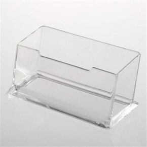 1pc حامل البطاقة الشفافة وحامل بطاقة عمل المكتب عرض حامل بطاقة CARD STAND STAND DASH TRAPRATION SHELL