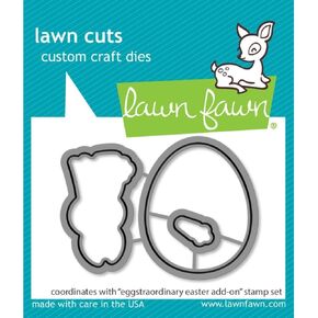 العشب المزيف Eggstraordinary Easter Add-on Lawn Cuts Custom Craft Die Die