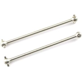 استبدال Kingval 2PCS Metal Drive Smaft RC قطع الغيار متوافقة مع Wltoys 144001 144002 124018 124019 124017 124016 RC CAR