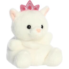 Aurora® Adorable Palm Pals™ Priscilla Princess Kitty™ Stuffed Animal - Fun Collectible Plush for Kids and Adult Collectors - Perfect for Decorating Rooms and Birthday Gifts - White 5 Inches