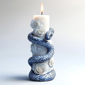 Silhouette Flower Mold - Candle & Jewelry Resin Casting Molds, Clay Mold, 3D Silicone Mold for Craft Supplies