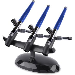 Plastic Airbrush Gun Holder, Universal Lightweight Portable Air Brush Stand for Three Airbrush Pens DIY Art Painting Accessories(13.5cm/5.3inch)