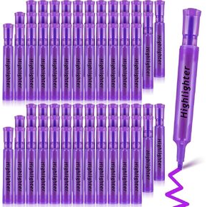 Qilery Tank Style Highlighters 72 Pack chisel tip markers Quick Drying Fluorescent FluorScent for Kids Child Adult Home Classroom Office Shop Supplies (Green)