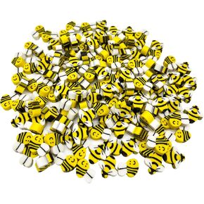150 قطعة من Bee Mini Erasers محو القلم الرصاص الجدة المجمعة للحصول على جوائز المكافآت هدية (نحل العسل)