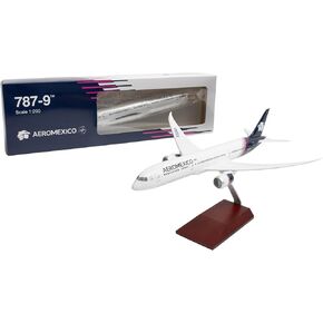 Daron Aeroméxico 787-9 1/200 Collectible Injection-Molded Plastic Airplane Model with Plastic Display Stand for Ages 14+