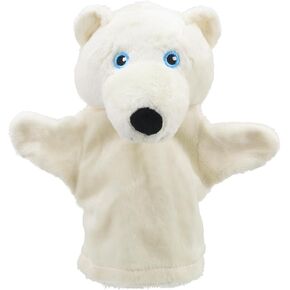 The Puppet Company - My First Christmas Puppet - Polar Bear Hand Puppet - Suitable from Birth - PC003828, White