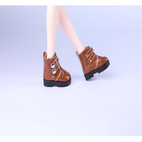 أحذية ucanaan BJD ، بطول 7 سم أحذية بنية أحذية بنية مزدوجة الصدر للدمى الذكية 1/3 BJD DOLL SD AOD DOD BJD MSD DOLLFIE أفضل gitfs للفتيات عيد ميلاد عيد ميلاد