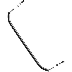 MARINE CITY Smooth Polished Stainless Steel Heavy Duty Boat Handle Oval Tube Grab Bar Mount Handrail with Flange and Studs 7-5/8 Inches – for Marines – Boats – Yachts – RVs (Pack of 1)