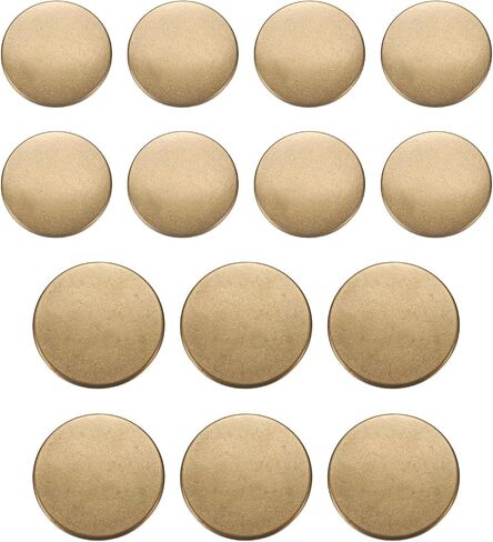 HARFINGTON Metal Antiqued Button Set 15mm 20mm Round Metal Sewing Button Brass Shank Replacement Button for Men Women Blazer Suit Woolen Coat Shirt Jacket Trousers Sewing Crafts, Bronze in Saudi Arabia