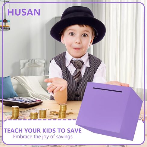 Piggy Bank for Adults and Kids, Must Break to Open Stainless Steel Piggy Bank, Unbreakable Metal Money Bank for Cash and Coins Saving, 4.72 Inch (Black) in Saudi Arabia