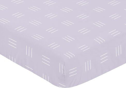 Sweet Jojo Designs Hunter Green Boho Mudcloth Boy or Girl Fitted Crib Sheet Baby or Toddler Bed Nursery - White Bohemian Woodland Tribal Southwest Mud Cloth Hatch Gender Neutral Triple Line in Kuwait