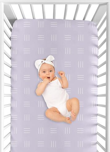 Sweet Jojo Designs Hunter Green Boho Mudcloth Boy or Girl Fitted Crib Sheet Baby or Toddler Bed Nursery - White Bohemian Woodland Tribal Southwest Mud Cloth Hatch Gender Neutral Triple Line in Kuwait