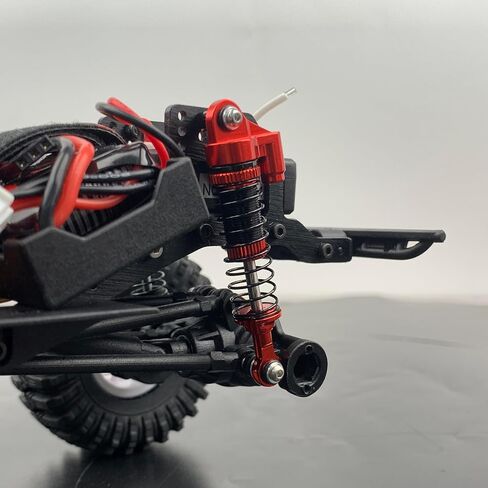 RCCLIONS RC CAR صدمات 53 مم امتصاص صدمة الزيت لـ Redcat Ascent 1/8th RC Crawler Car Parts (Red) in Kuwait