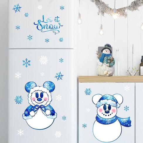 Mfault Merry Beach Christmas Window Clings 4 Sheets, Tropical Xmas Santa Snowman Coastal Stickers Decals Decorations, Hawaii Flamingo New Year 2025 Party Home Kitchen Decor Holiday Gift in Saudi Arabia