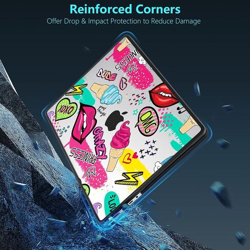 DONGKE for MacBook Pro 14 inch Case 2024-2021 Release M4 M3 M2 M1 Pro/Max Chip, Anti-Cracking & Anti-Fingerprint Plastic Hard Shell Cover with Soft Rubber Bumper for Teens, Cacti in Kuwait