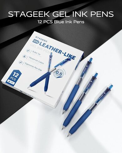 أقلام هلام من الهلام ، أقلام الكتابة ، أقلام الكتابة ، 12 ٪ ، أقلام الحبر الأسود ، وأقلام الهلام السوداء التي تشبه الجلود ، وقلم جل الأعمال في مجال الصحف ، والكتابة ، والمدرسة ، واستخدام المكتب (أسود) in Kuwait