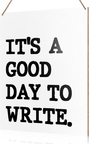 UDNADKEX Writer Wall Decor, Wonderful Wordsmith, Gift for Writer Author Novelist Typewriter, Write Inspirational Decor for Home Office Bedroom Living Room Wooden Decor Writing Motivation Decoration in Kuwait