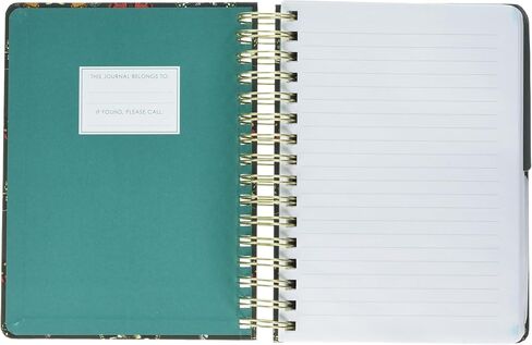 C.R. Gibson MJN2-25098 Botanic Garden Harmony Twin Wire 3-in-1 Blank, Dot Grid, and Lined Journal with 480 Pages, 7" W x 8.3125" H, Multicolor in Kuwait