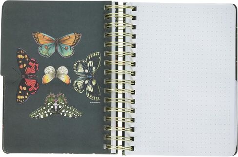 C.R. Gibson MJN2-25098 Botanic Garden Harmony Twin Wire 3-in-1 Blank, Dot Grid, and Lined Journal with 480 Pages, 7" W x 8.3125" H, Multicolor in Kuwait