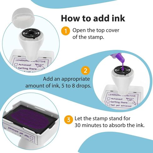Accommodations Stamp for Special Education, Self-Inking Stamp Accommodations Stamps for Teachers, Teacher Stamps for Classroom, Teacher Back to School Dormitory Supplies in Kuwait
