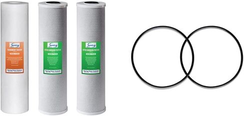 iSpring Whole House Water Filter System + Reusable Spin Down Sediment Prefilter in Kuwait