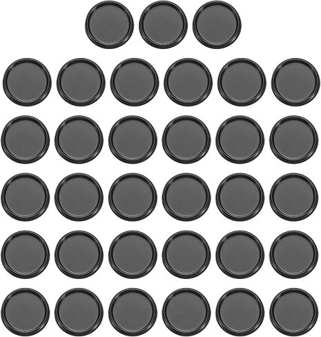 أقراص ملزمة للكتاب البلاستيكي Batikil 19mm ، 33 أقراص توسيع Discbound Discbound Round Round Binder for DIY Plankner ، Black in Kuwait