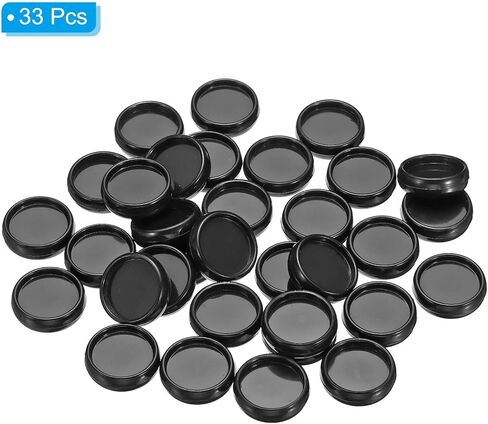 أقراص ملزمة للكتاب البلاستيكي Batikil 19mm ، 33 أقراص توسيع Discbound Discbound Round Round Binder for DIY Plankner ، Black in Kuwait