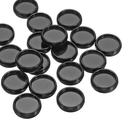 أقراص ملزمة للكتاب البلاستيكي Batikil 19mm ، 33 أقراص توسيع Discbound Discbound Round Round Binder for DIY Plankner ، Black in Kuwait