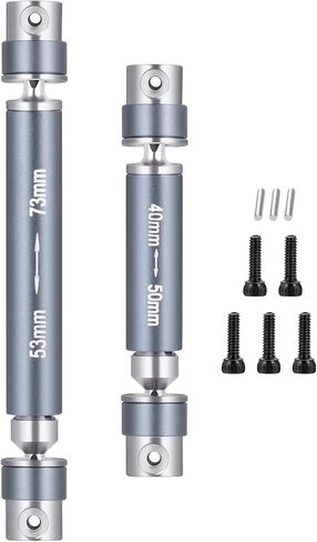 1/24th RC Steel Center Drive Shaft CVD 40+53mm for Axial SCX24 AXI00001 C10 AXI00002 JLU AXI00006 Bronco 4WD Crawler Car (Red) in Saudi Arabia
