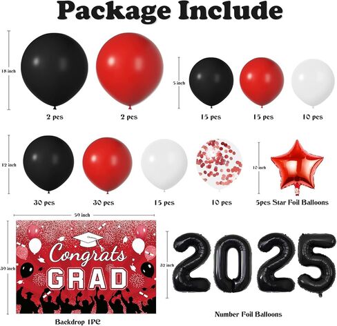 Graduation Decorations Class Of 2025: Green and Gold 2025 Graduation Decorations Balloon Arch Kit Congrats Grad Backdrop 136PCS Party Supplies for High School & College Celebrations in Kuwait