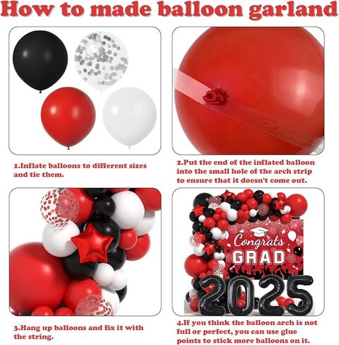 Graduation Decorations Class Of 2025: Green and Gold 2025 Graduation Decorations Balloon Arch Kit Congrats Grad Backdrop 136PCS Party Supplies for High School & College Celebrations in Kuwait