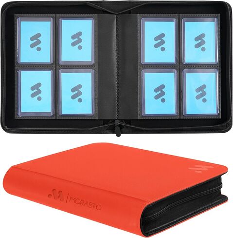 Toploader Binder ، يحتوي على 128 لوادر Top Top ، 4 جيبات Top Tovers لبطاقات صلبة 3 "× 4" ، مجلد ألبوم بطاقة للبلاستي in Kuwait