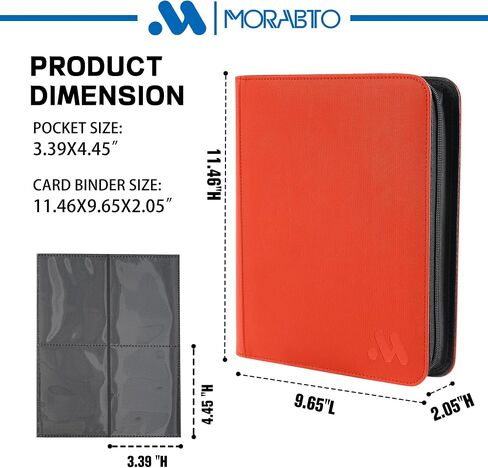 Toploader Binder ، يحتوي على 128 لوادر Top Top ، 4 جيبات Top Tovers لبطاقات صلبة 3 "× 4" ، مجلد ألبوم بطاقة للبلاستي in Kuwait