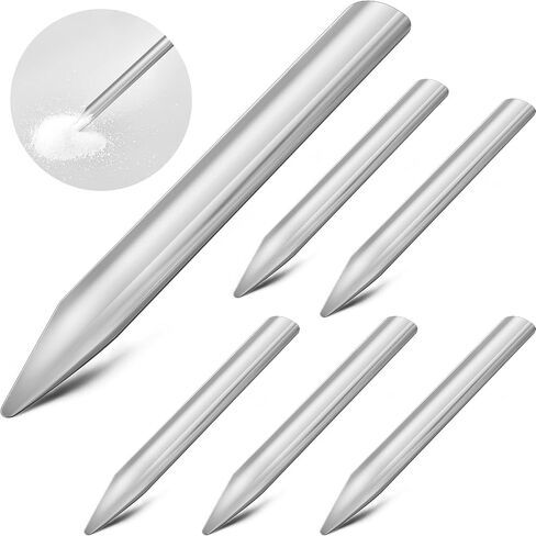 Zonon 12 Pcs 6 Inch Lab Spatula Stainless Steel Lab Scoop Spatula with Rounded Pointed Ends Laboratory Curved Metal Bead Scoop for Scooping Transferring Mixing Powders Pastes Classrooms Home Tool in Saudi Arabia