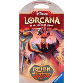 Ravensburger Disney Lorcana TCG Single Booster Pack (12 بطاقة) - تعيين 8 Sleeved | بطاقات التداول القابلة للتحصيل | مثالي لمشجعي ديزني و TCG لاعبي | مناسب للأعمار 8+