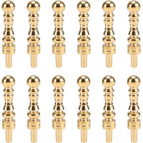 12pcs progs cribbage board ، Gold Brass Cribbage Pegs Score Score Pins Fit 1/8 بوصة إكسسوارات اللعبة للعبة التقليدية