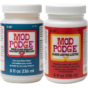 Mod Podge Super Thick Gloss (8 oz) and Mod Podge Gloss (8 oz)