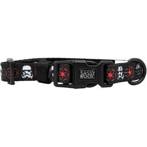 طوق الكلاب Star Wars ™ The Dark Side - M ، قابلة للتعديل ، متينة ، مريحة وأنيقة للحيوانات الأليفة للكلاب الصغيرة