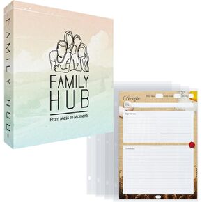 Family Binder & 50 US Letter Plastic Sleeves
