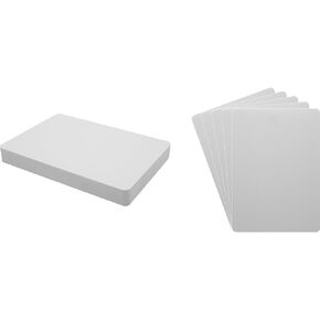 (30) White Hucky Duty 30mil Blu -Ray DVD Corpider Cards - 5 1/2 "× 7 3/4" - BRNS78WH30