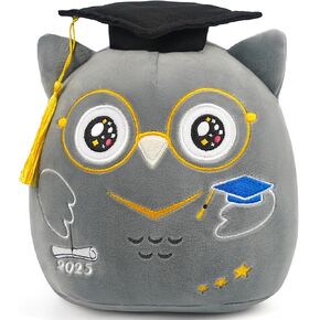 التخرج Axolotl Plush Toy: 8 بوصة 2025 Pink Axolotl محشو بالحيوان مع غطاء التخرج ، فئة لطيفة من 2025 ، هدايا التخرج للجامعة ، طلاب المدارس الابتدائية ، in Kuwait