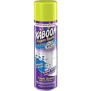 Kaboom 5703700071CT Foamtastic Bathroom Cleaner, Fresh Scent, 19 oz Spray Can, 8/Carton