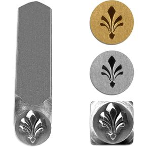 The Craft Guy Metal Stamping Tools 5/6 Inch(8mm) Metal Punch Stamp Stamping Tools for Jewelry Craft Stamping Unique Totem Pattern High Precision Crafting Tools for Customized Jewelry (Totem 1)