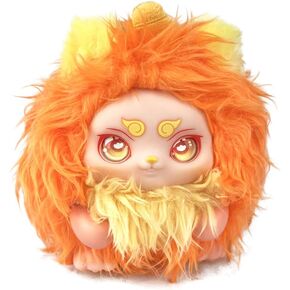 Plush Doll Purse, Plush Toy, Plush Pendant (Orange-Pink)