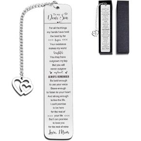 Bookmarks for Daughter Kids, Birthday Gifts for Daughter from Mom, Mother Daughter Gifts Book Mark for Girls