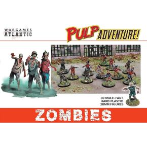 Wargames Atlantic ، Pulp Adventure ، Zombies ، 28mm blastic issores